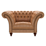 Montgomery Chesterfield Fåtölj Old English Tan