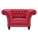 Montgomery Chesterfield Fåtölj Shelly Flame Red