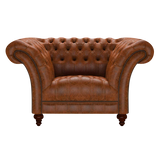 Montgomery Chesterfield Fåtölj Tudor Chestnut