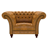 Montgomery Chesterfield Fåtölj Tudor Mustard