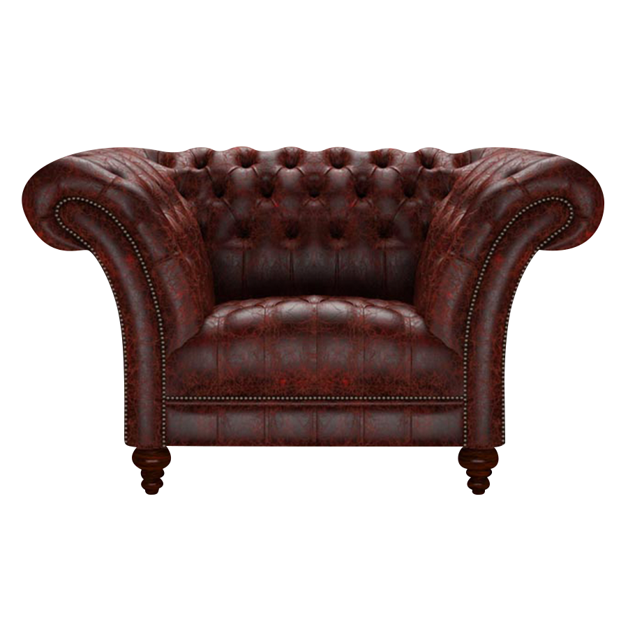 Montgomery Chesterfield Fåtölj Tudor Oxblood