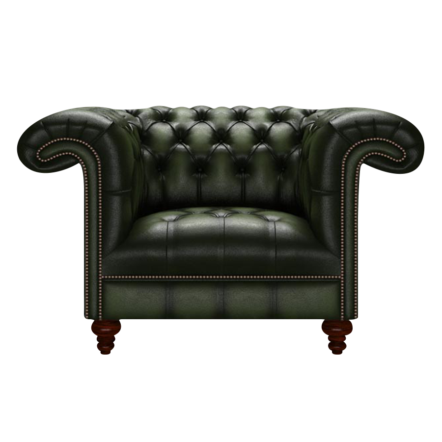 Nelson Chesterfield Fåtölj Antique Green