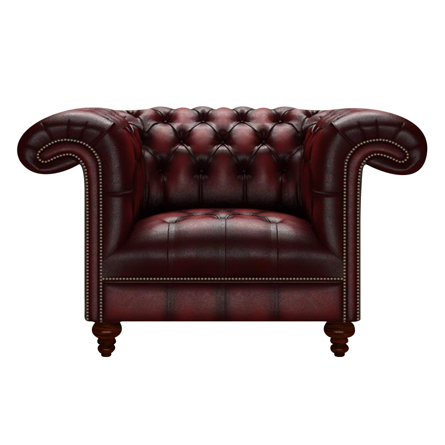 Nelson Chesterfield Fåtölj Antique Red