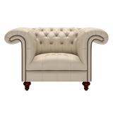 Nelson Chesterfield Fåtölj Birch Blush Beige