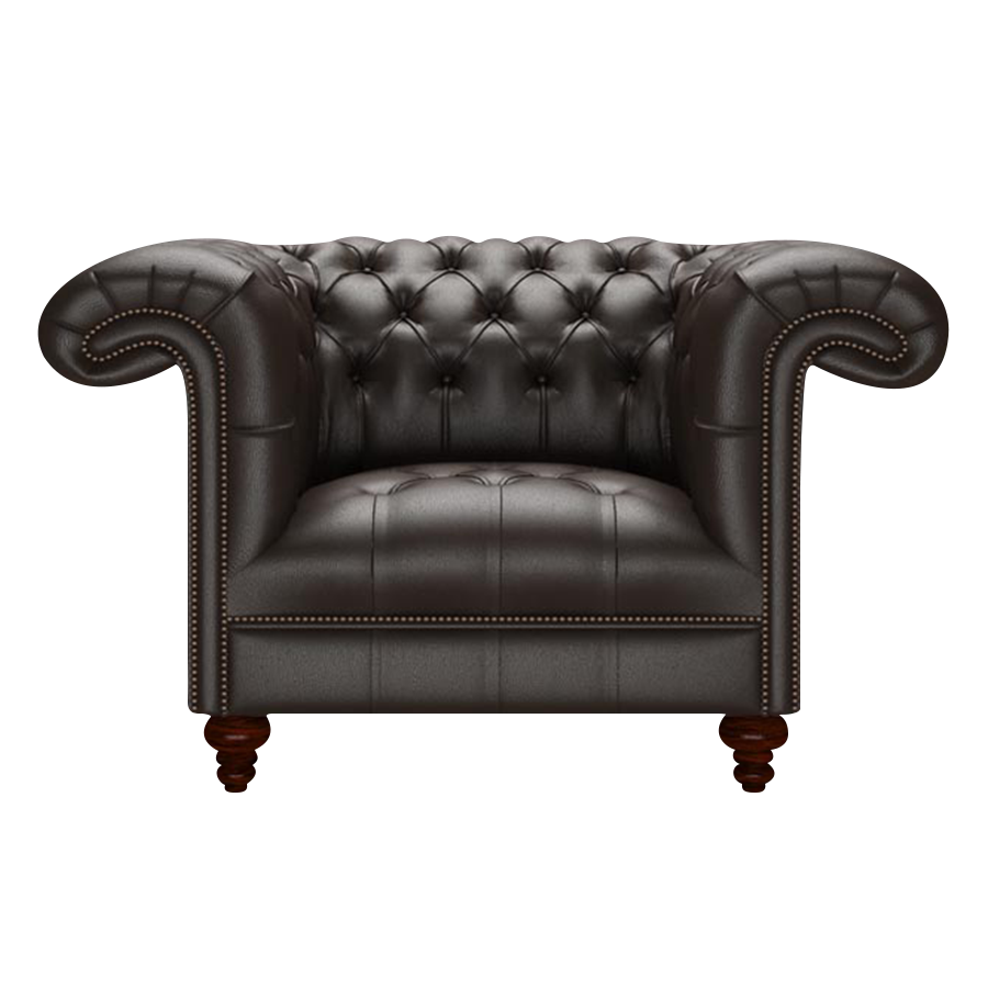 Nelson Chesterfield Fåtölj Birch Brown