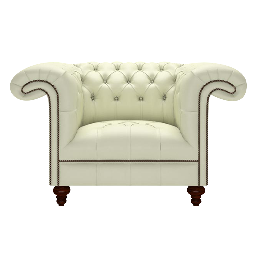 Nelson Chesterfield Fåtölj Birch Cream