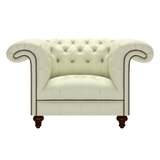 Nelson Chesterfield Fåtölj Birch Cream