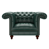 Nelson Chesterfield Fåtölj Birch Forest Green