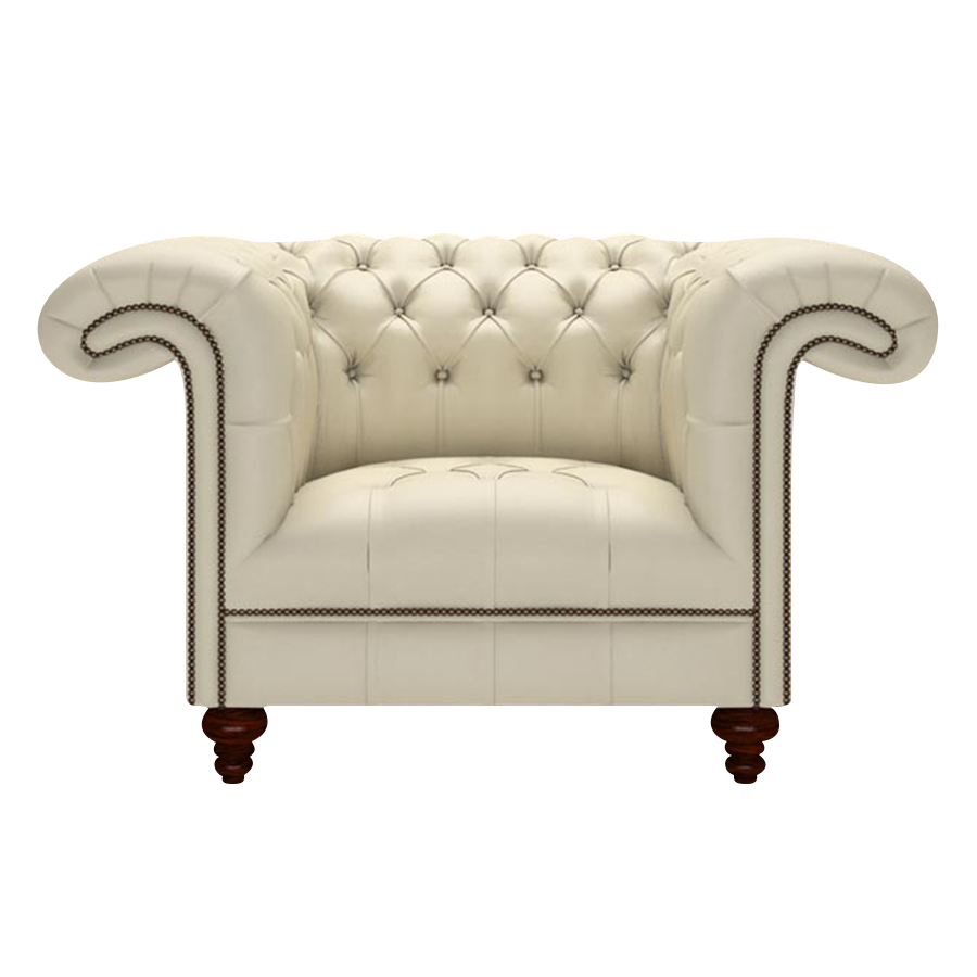Nelson Chesterfield Fåtölj Birch Ivory
