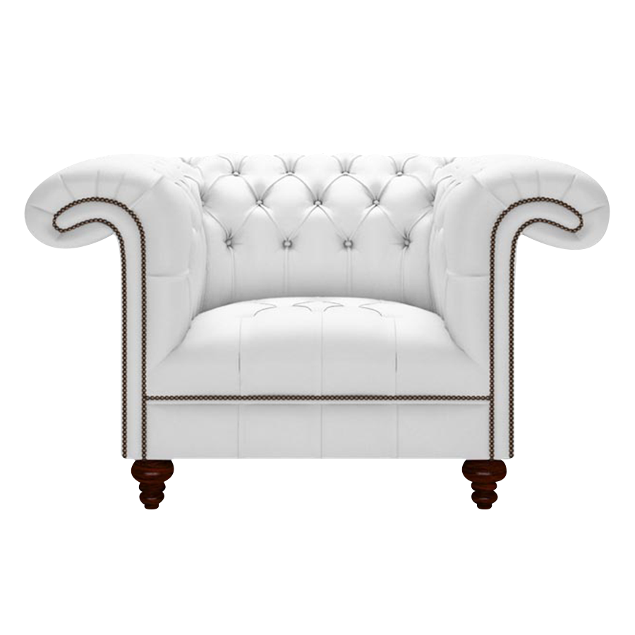 Nelson Chesterfield Fåtölj Birch White