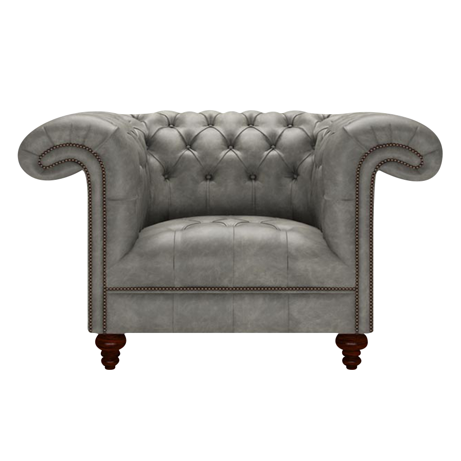 Nelson Chesterfield Fåtölj Etna Grey