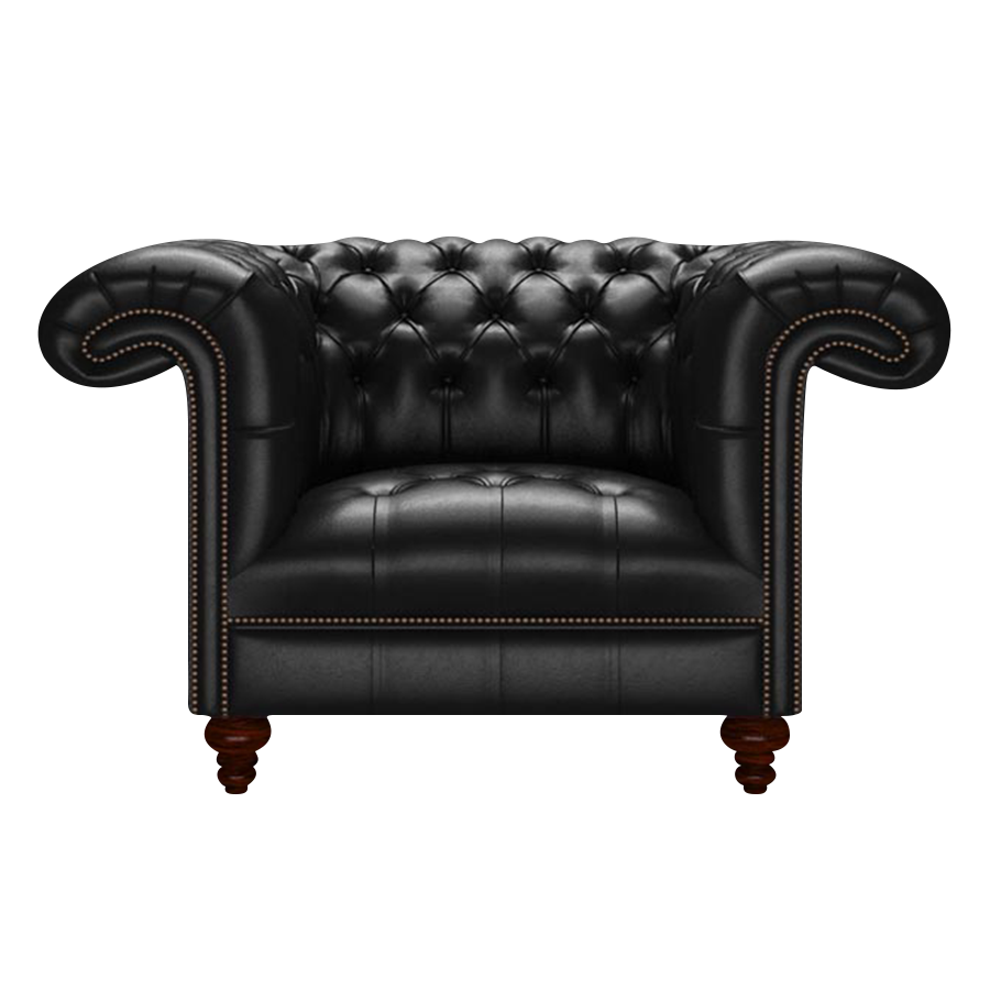 Nelson Chesterfield Fåtölj Old English Black