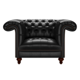 Nelson Chesterfield Fåtölj Old English Black