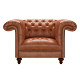 Nelson Chesterfield Fåtölj Old English Bruciato
