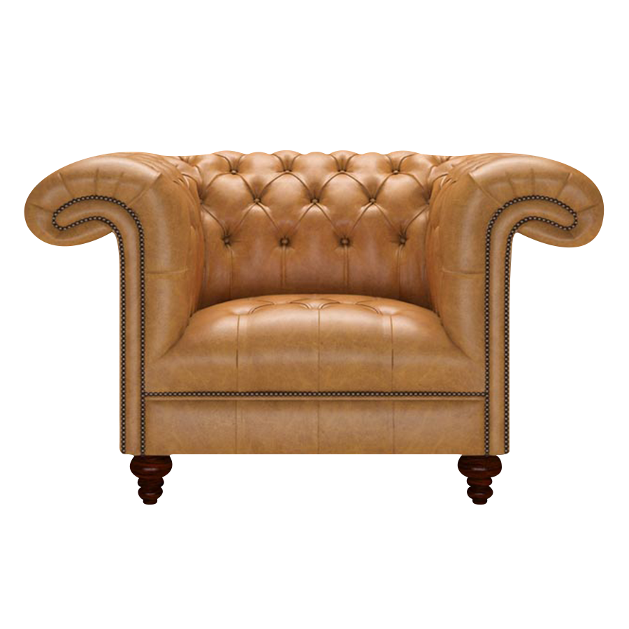Nelson Chesterfield Fåtölj Old English Buckskin