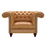 Nelson Chesterfield Fåtölj Old English Buckskin