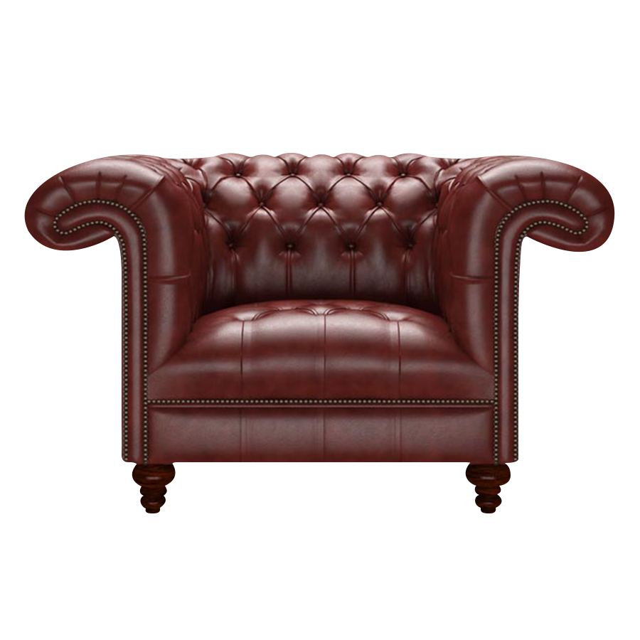Nelson Chesterfield Fåtölj Old English Chestnut