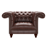 Nelson Chesterfield Fåtölj Old English Dark Brown