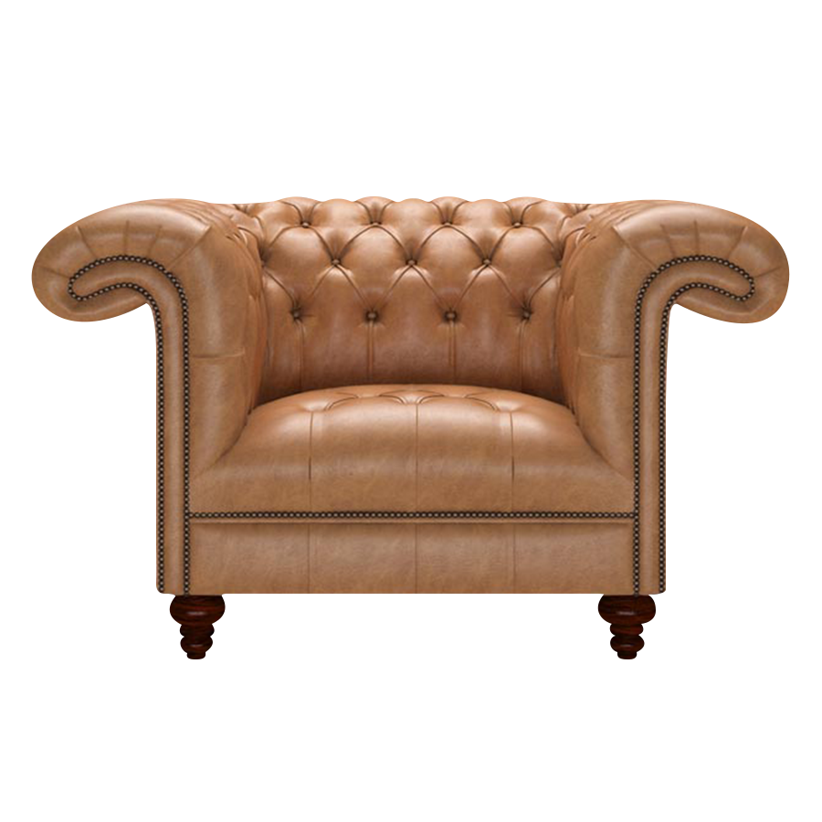 Nelson Chesterfield Fåtölj Old English Tan