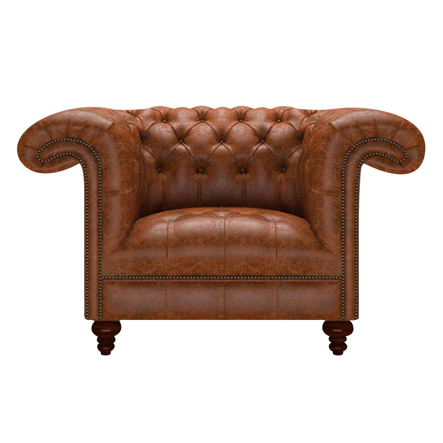 Nelson Chesterfield Fåtölj Tudor Chestnut