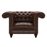 Nelson Chesterfield Fåtölj Tudor Mahogany