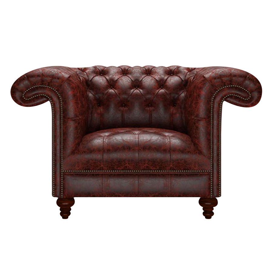 Nelson Chesterfield Fåtölj Tudor Oxblood