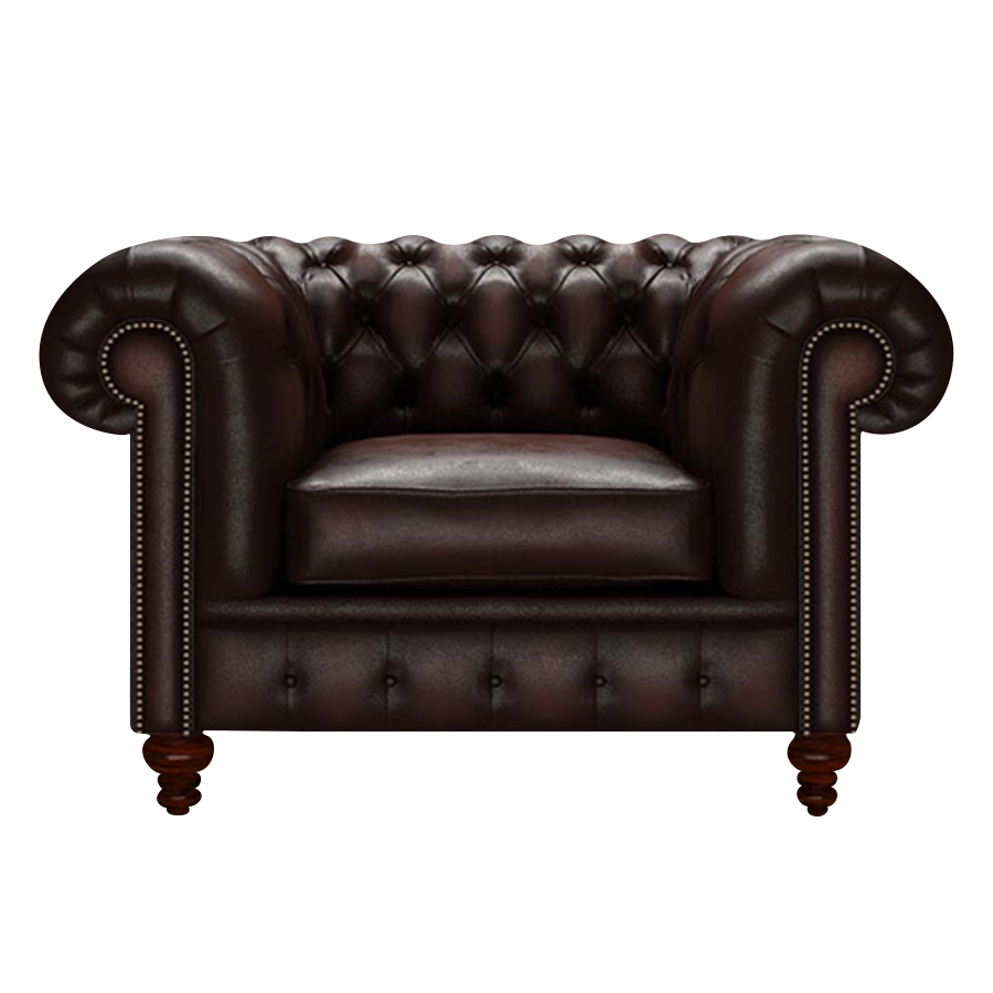 Raleigh Chesterfield Fåtölj Antique Brown