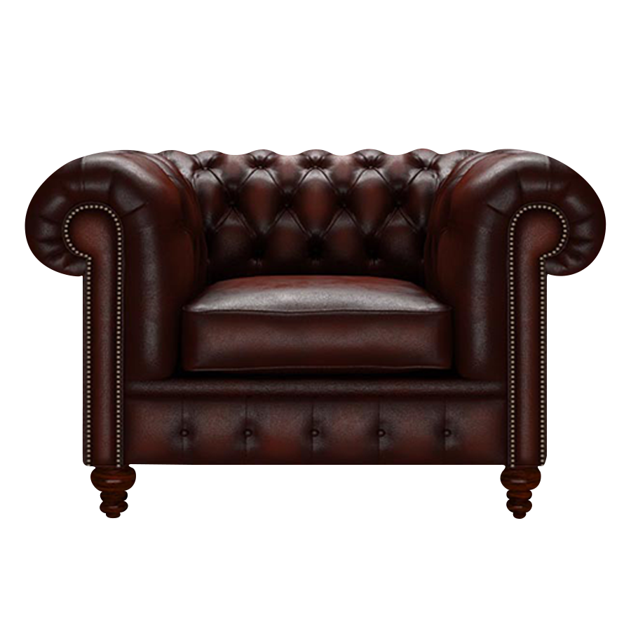 Raleigh Chesterfield Fåtölj Antique Chestnut
