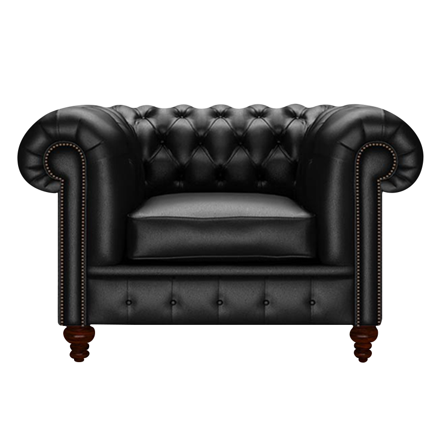 Raleigh Chesterfield Fåtölj Birch Black