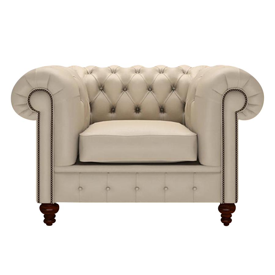 Raleigh Chesterfield Fåtölj Birch Blush Beige