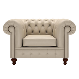 Raleigh Chesterfield Fåtölj Birch Blush Beige