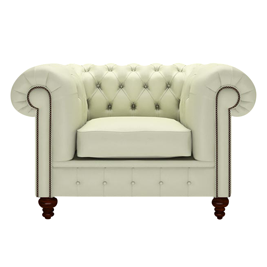 Raleigh Chesterfield Fåtölj Birch Cream