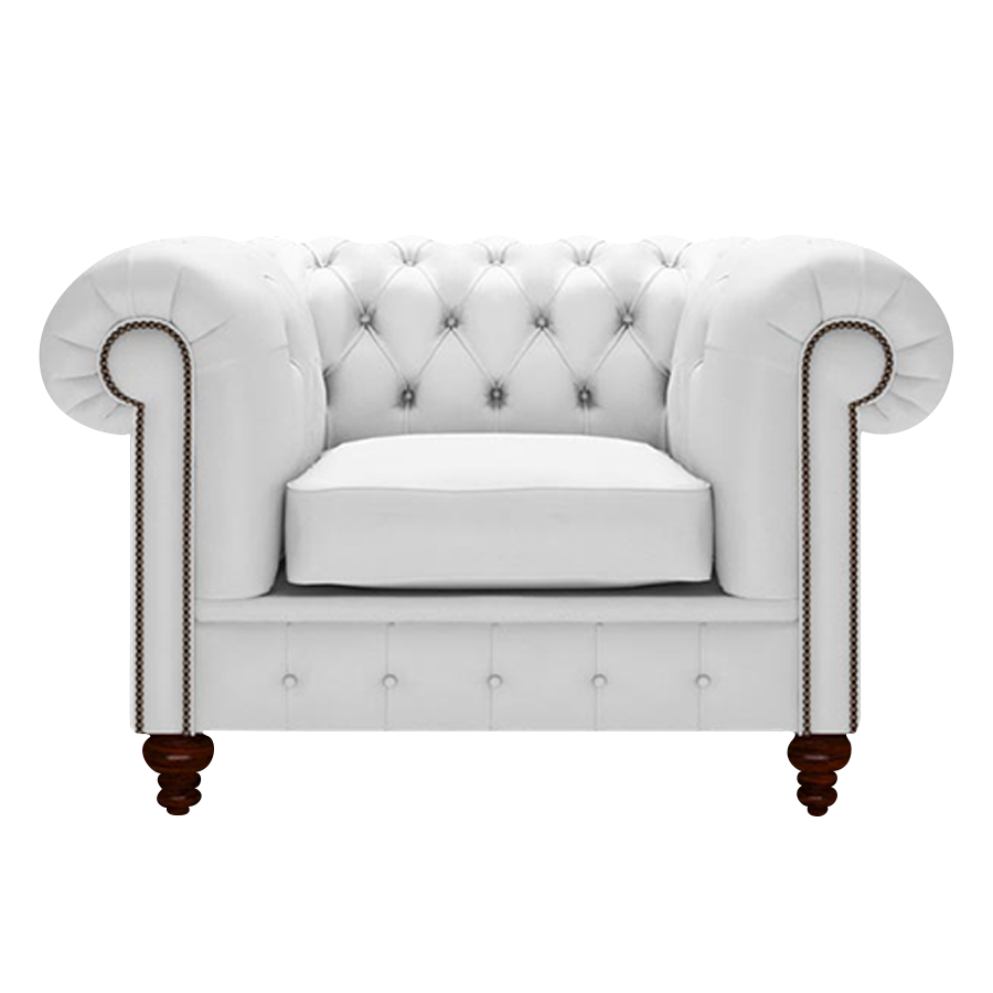Raleigh Chesterfield Fåtölj Birch White
