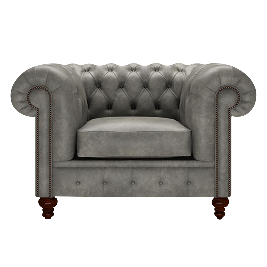 Raleigh Chesterfield Fåtölj Etna Grey