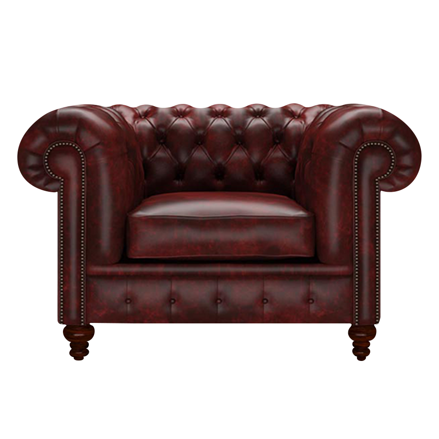 Raleigh Chesterfield Fåtölj Etna Red
