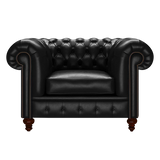 Raleigh Chesterfield Fåtölj Old English Black