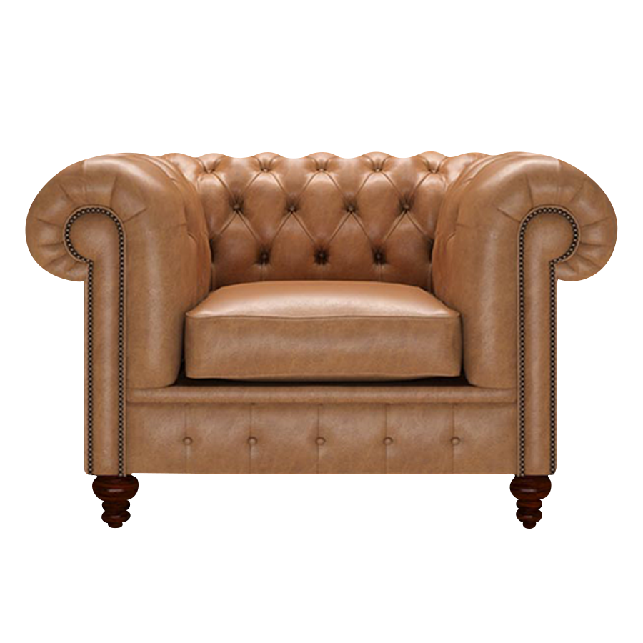Raleigh Chesterfield Fåtölj Old English Tan