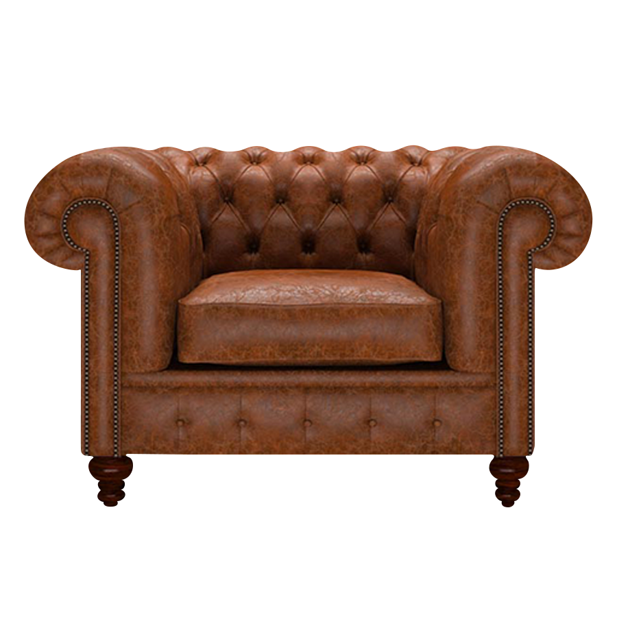 Raleigh Chesterfield Fåtölj Tudor Chestnut