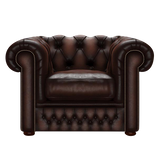 Shackleton Chesterfield Fåtölj Antique Brown