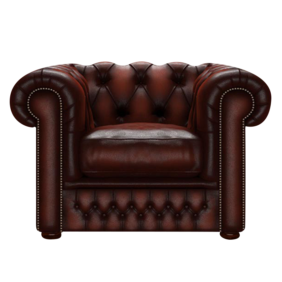 Shackleton Chesterfield Fåtölj Antique Chestnut