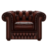 Shackleton Chesterfield Fåtölj Antique Chestnut