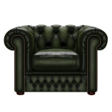 Shackleton Chesterfield Fåtölj Antique Green
