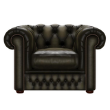 Shackleton Chesterfield Fåtölj Antique Olive