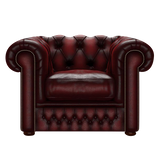 Shackleton Chesterfield Fåtölj Antique Red