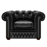 Shackleton Chesterfield Fåtölj Birch Black