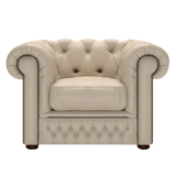 Shackleton Chesterfield Fåtölj Birch Blush Beige