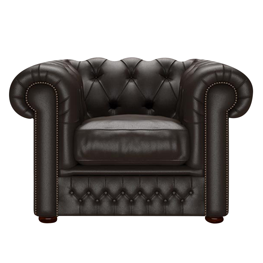 Shackleton Chesterfield Fåtölj Birch Brown