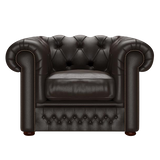 Shackleton Chesterfield Fåtölj Birch Brown
