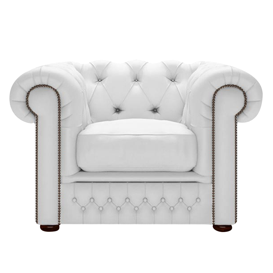 Shackleton Chesterfield Fåtölj Birch White
