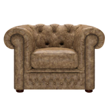 Shackleton Chesterfield Fåtölj Etna Camel